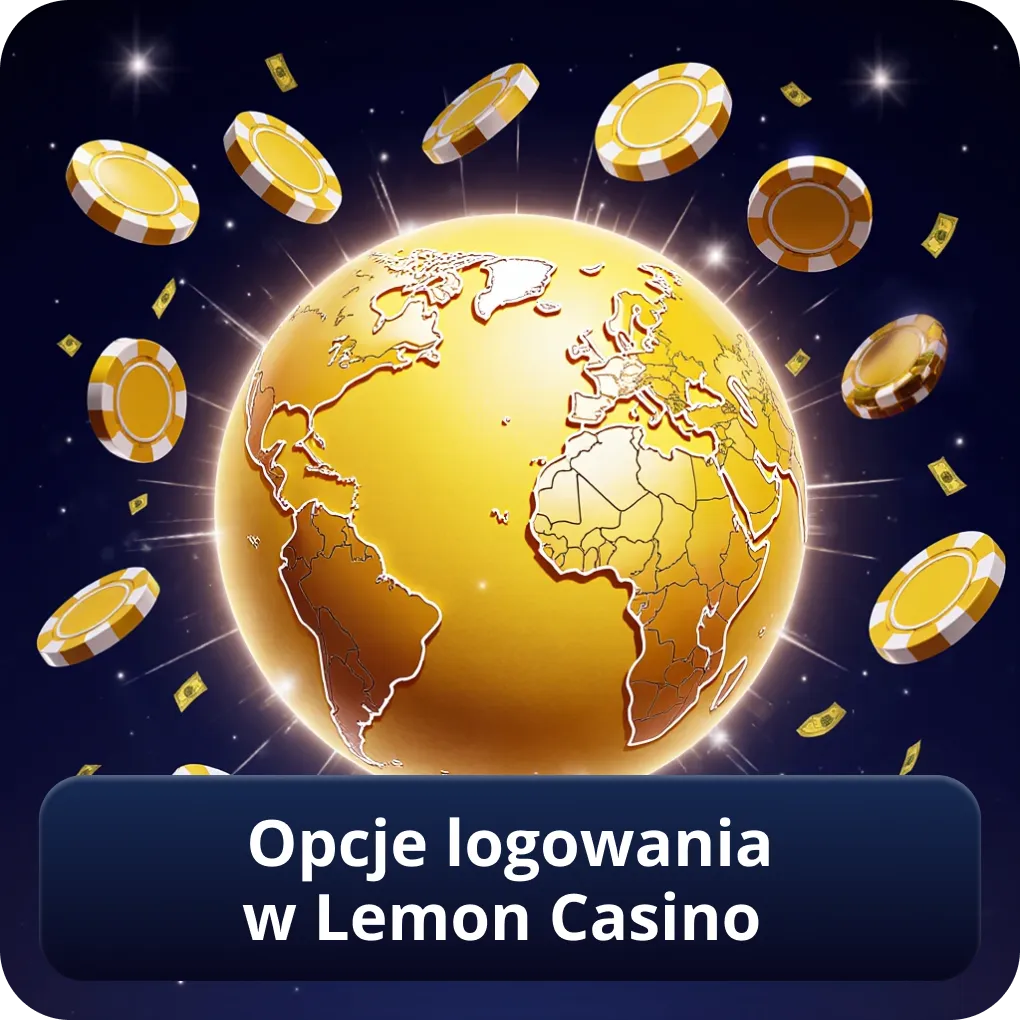 Opcje logowania w Lemon Casino