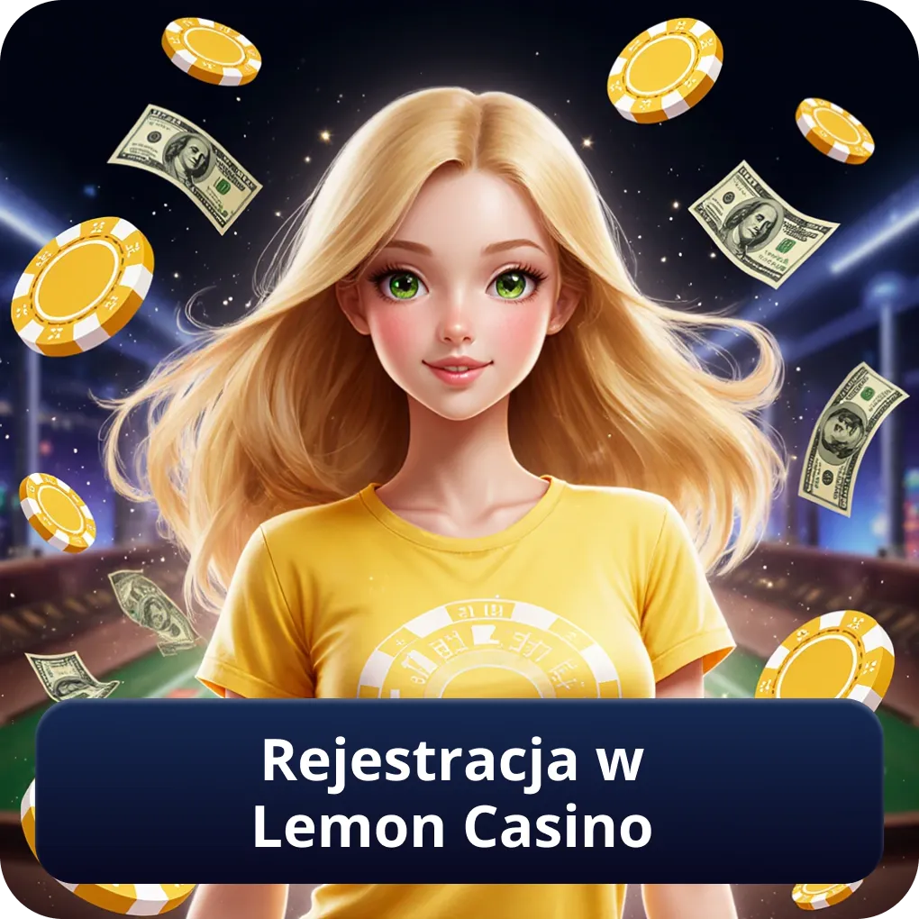 Rejestracja w Lemon Casino